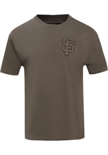 Pro Standard San Francisco Giants Brown Neutral Short Sleeve Fashion T Shirt