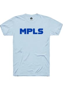 Rally Minneapolis Blue MPLS Short Sleeve Fashion T Shirt