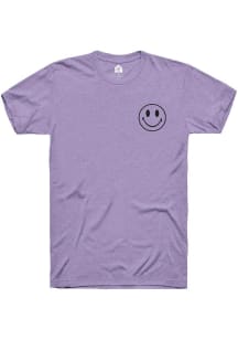 Rally Minnesota Purple Smiley Short Sleeve Fashion T Shirt