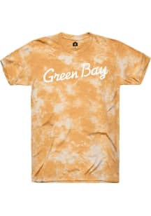 Rally Green Bay Gold Script Short Sleeve Fashion T Shirt