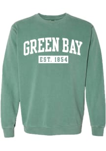 Rally Green Bay Womens Green Est 1854 Crew Sweatshirt