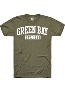 Rally Green Bay Green Est 1854 Short Sleeve Fashion T Shirt