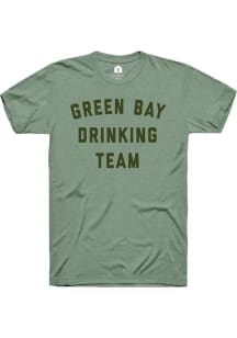 Rally Green Bay Yellow Drinking Team Short Sleeve Fashion T Shirt