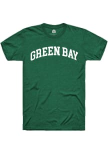 Rally Green Bay Green Arched Wordmark Short Sleeve Fashion T Shirt