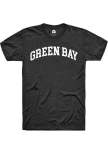 Rally Green Bay Grey Arched Wordmark Short Sleeve Fashion T Shirt