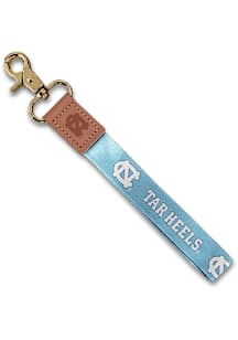 Jardine North Carolina Tar Heels Wristlet Keychain W/Custom Strap Lanyard - Light Blue