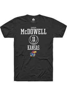 Jamari McDowell  Kansas Jayhawks Black Rally NIL Sport Icon Short Sleeve T Shirt