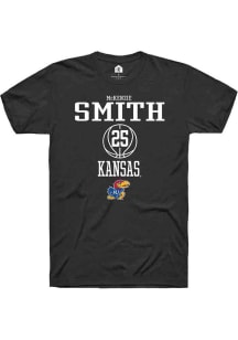 McKenzie Smith  Kansas Jayhawks Black Rally NIL Sport Icon Short Sleeve T Shirt