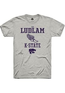 Ian Ludlam Ash K-State Wildcats NIL Sport Icon Short Sleeve T Shirt