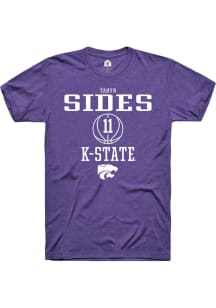 Taryn Sides  K-State Wildcats Purple Rally NIL Sport Icon Short Sleeve T Shirt