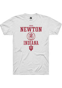Jakai Newton  Indiana Hoosiers White Rally NIL Sport Icon Short Sleeve T Shirt