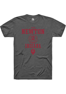 Jakai Newton  Indiana Hoosiers Dark Grey Rally NIL Sport Icon Short Sleeve T Shirt