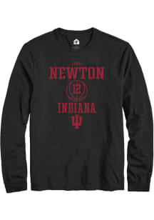 Jakai Newton  Indiana Hoosiers Black Rally NIL Sport Icon Long Sleeve T Shirt