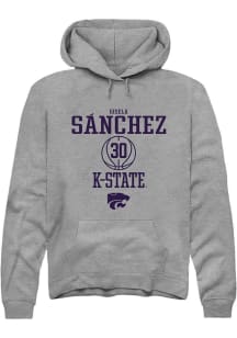 Gisela Sánchez Rally Mens Graphite K-State Wildcats NIL Sport Icon Hooded Sweatshirt