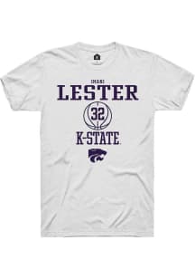 Imani Lester White K-State Wildcats NIL Sport Icon Short Sleeve T Shirt