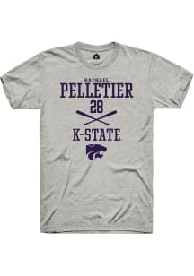 JJ Slack Rally Mens Graphite K-State Wildcats NIL Sport Icon Tee