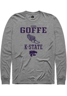 Joshua Goffe Rally Mens Graphite K-State Wildcats NIL Sport Icon Tee