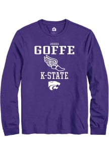 Joshua Goffe Rally Mens Purple K-State Wildcats NIL Sport Icon Tee