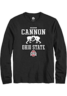 Brandon Cannon  Ohio State Buckeyes Black Rally NIL Sport Icon Long Sleeve T Shirt