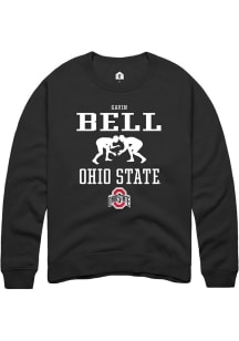 Gavin Bell  Rally Ohio State Buckeyes Mens Black NIL Sport Icon Long Sleeve Crew Sweatshirt