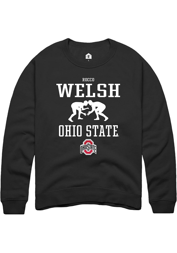 Rocco Welsh Rally Ohio State Buckeyes Mens NIL Sport Icon Long Sleeve Crew Sweatshirt