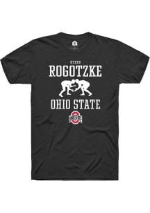 Ryder Rogotzke  Ohio State Buckeyes Black Rally NIL Sport Icon Short Sleeve T Shirt