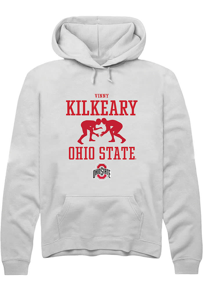 Vinny Kilkeary Rally Ohio State Buckeyes Mens NIL Sport Icon Long Sleeve Hoodie