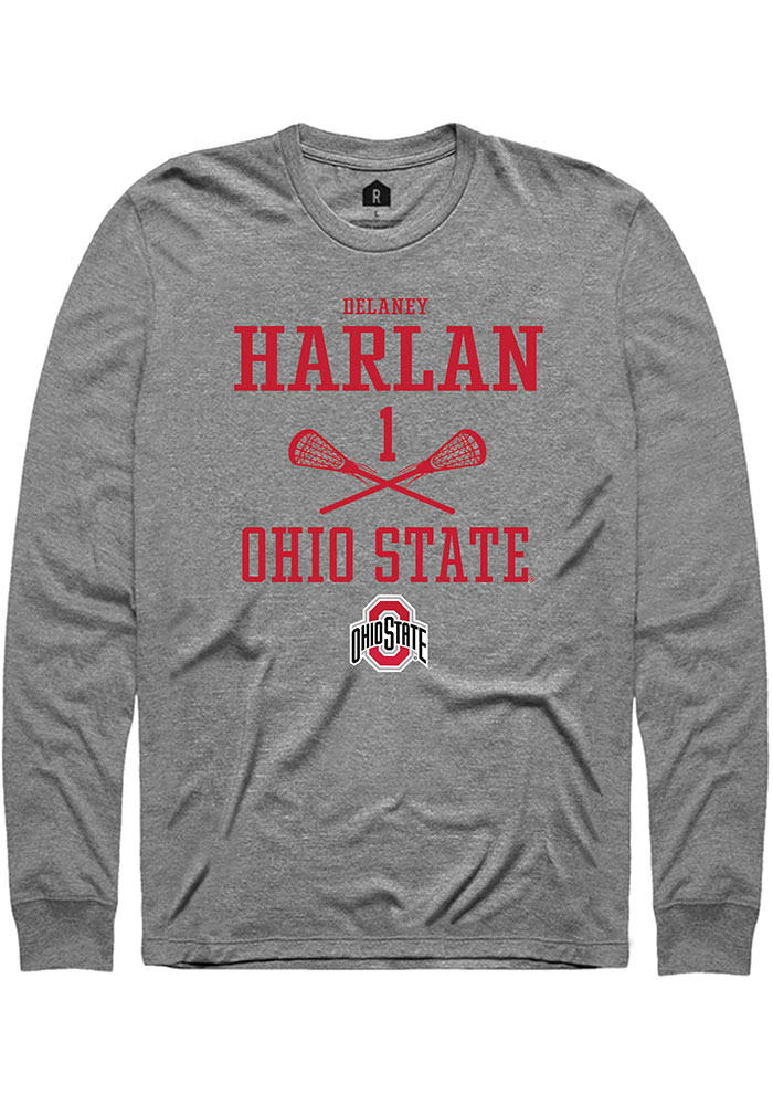 Delaney Harlan Buckeyes Rally NIL Sport Icon Long Sleeve T Shirt