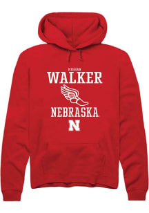 Meghan Walker Rally Mens Red Nebraska Cornhuskers NIL Sport Icon Hooded Sweatshirt