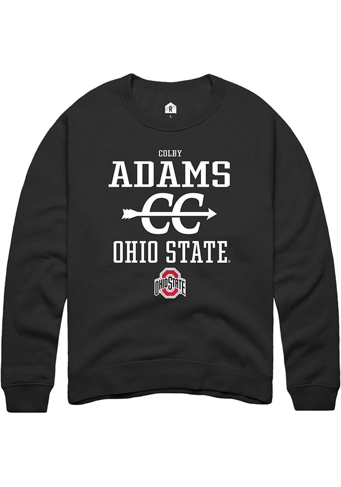 Colby Adams Rally Ohio State Buckeyes Mens NIL Sport Icon Long Sleeve Crew Sweatshirt