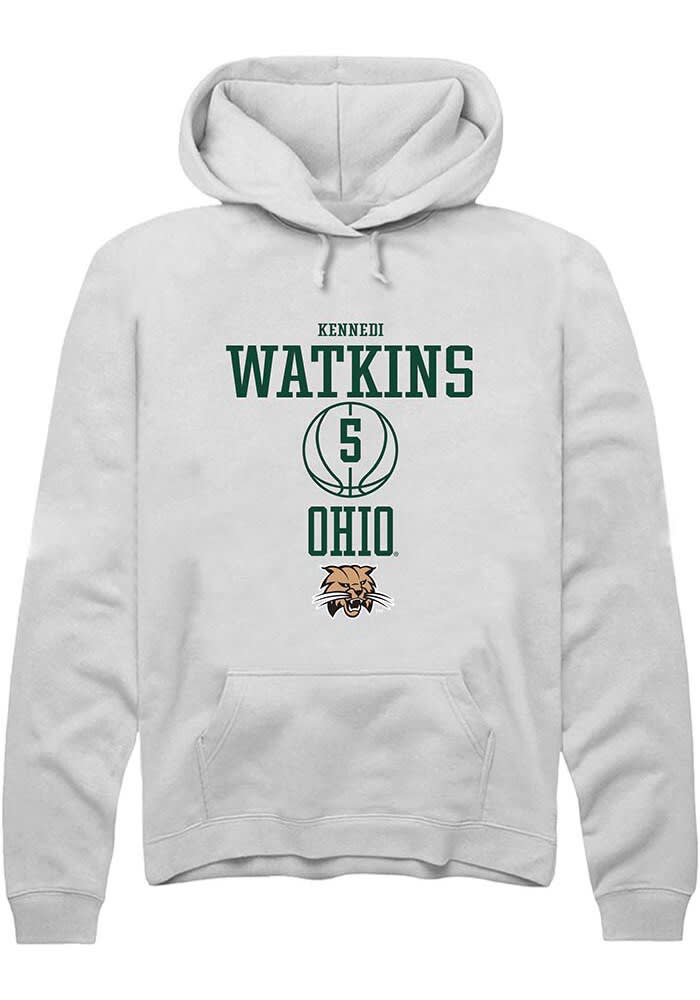 Kennedi Watkins Rally Ohio Bobcats Mens NIL Sport Icon Long Sleeve Hoodie