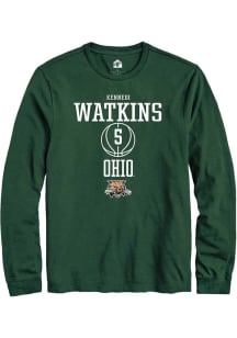 Kennedi Watkins  Ohio Bobcats Green Rally NIL Sport Icon Long Sleeve T Shirt