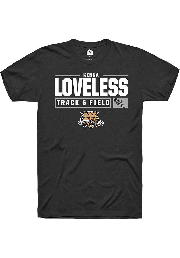 Kenna Loveless Ohio Bobcats Rally NIL Stacked Box Short Sleeve T Shirt