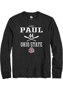 Alonzo Paul  Ohio State Buckeyes Black Rally NIL Sport Icon Long Sleeve T Shirt