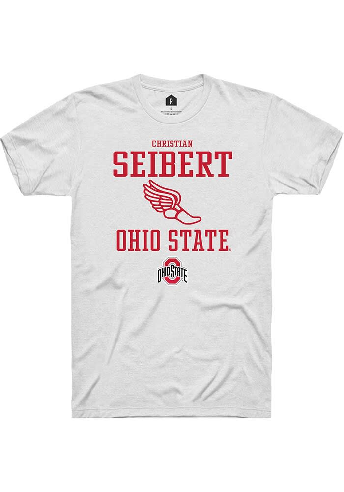 Christian Seibert Ohio State Buckeyes Rally NIL Sport Icon Short Sleeve T Shirt