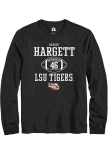 Badger Hargett  LSU Tigers Black Rally NIL Sport Icon Long Sleeve T Shirt