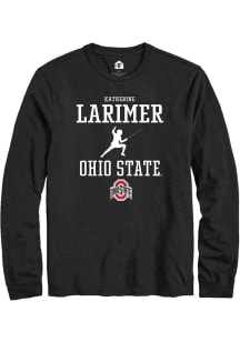 Katherine Larimer  Ohio State Buckeyes Black Rally NIL Sport Icon Long Sleeve T Shirt