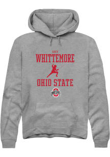 Lucy Whittemore  Rally Ohio State Buckeyes Mens Grey NIL Sport Icon Long Sleeve Hoodie