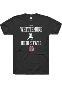 Lucy Whittemore  Ohio State Buckeyes Black Rally NIL Sport Icon Short Sleeve T Shirt