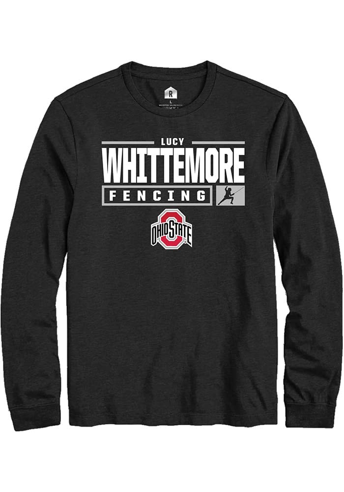 Lucy Whittemore Ohio State Buckeyes Rally NIL Stacked Box Long Sleeve T Shirt