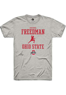 Miranda Freedman Ash Ohio State Buckeyes NIL Sport Icon Short Sleeve T Shirt