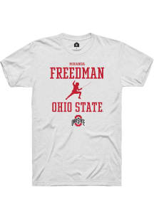 Miranda Freedman White Ohio State Buckeyes NIL Sport Icon Short Sleeve T Shirt