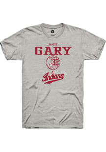 Ramsey Gary  Indiana Hoosiers Ash Rally NIL Sport Icon Short Sleeve T Shirt