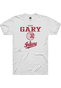 Ramsey Gary  Indiana Hoosiers White Rally NIL Sport Icon Short Sleeve T Shirt