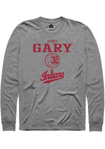 Ramsey Gary  Indiana Hoosiers Grey Rally NIL Sport Icon Long Sleeve T Shirt