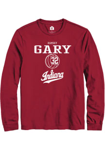 Ramsey Gary  Indiana Hoosiers Red Rally NIL Sport Icon Long Sleeve T Shirt