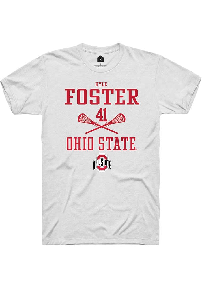 Kyle Foster Ohio State Buckeyes Rally NIL Sport Icon Short Sleeve T Shirt