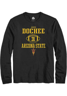 Joseph Dochee Jr  Arizona State Sun Devils Black Rally NIL Sport Icon Long Sleeve T Shirt