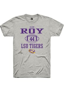 Slade Roy  LSU Tigers Ash Rally NIL Sport Icon Short Sleeve T Shirt