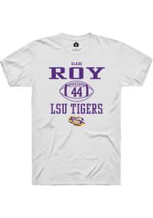 Slade Roy  LSU Tigers White Rally NIL Sport Icon Short Sleeve T Shirt